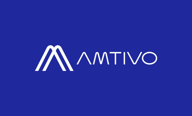 Amtivo logo blue new bg